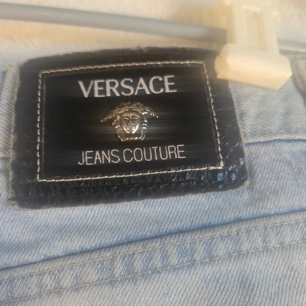Versace Jeans Couture Light Wash Denim Pants Mens Size 31 Made in Italy